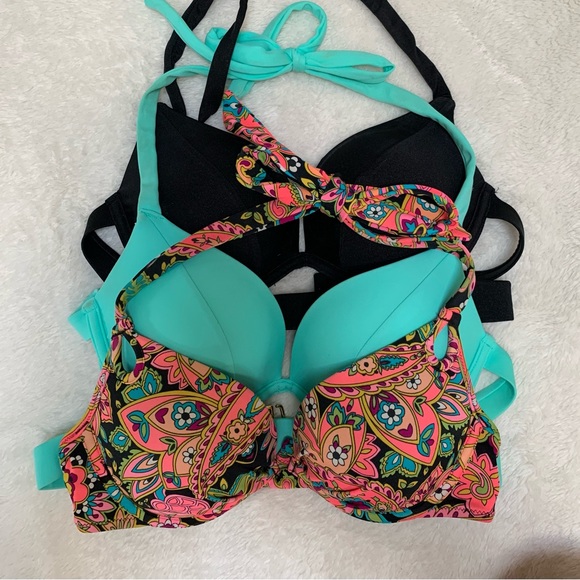 Victorias Secret Halter Push-up Swim Tops - Picture 2 of 2